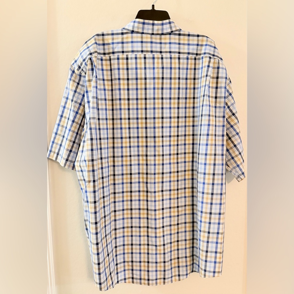 Damon Men’s Big & Tall Plaid Collared Button Down Shirt - Size 3X Big - Picture 6 of 6